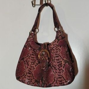 Coach Soho Embossed Exotic Leather Hobo F17419